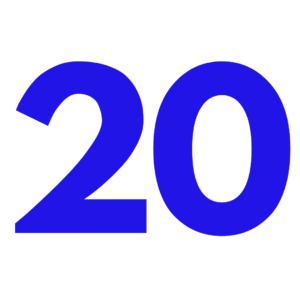 the number 20